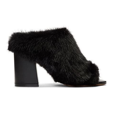 givenchy fur heels|Givenchy heeled sandals.